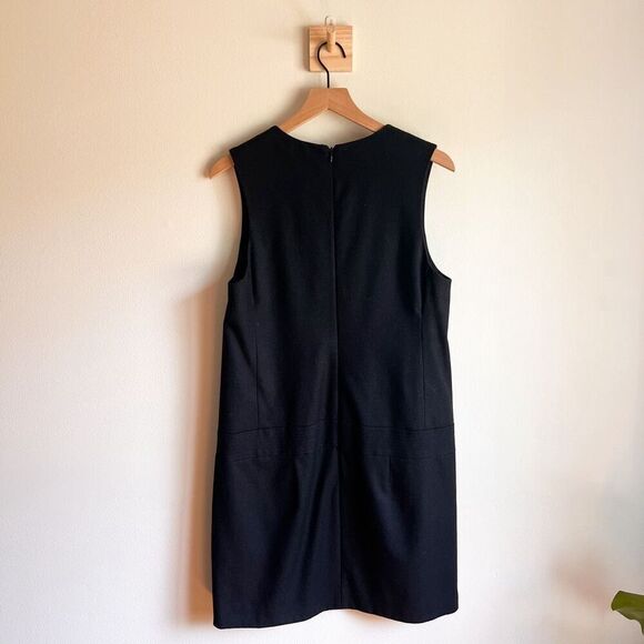 Vince. Wool Blend Sleeveless Shift Dress Size 12 - Picture 7 of 9